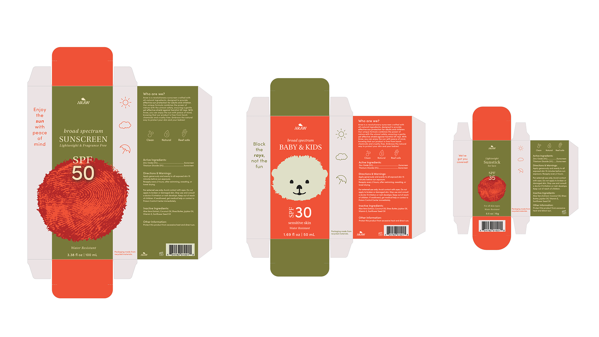 GIF of the Araw packaging