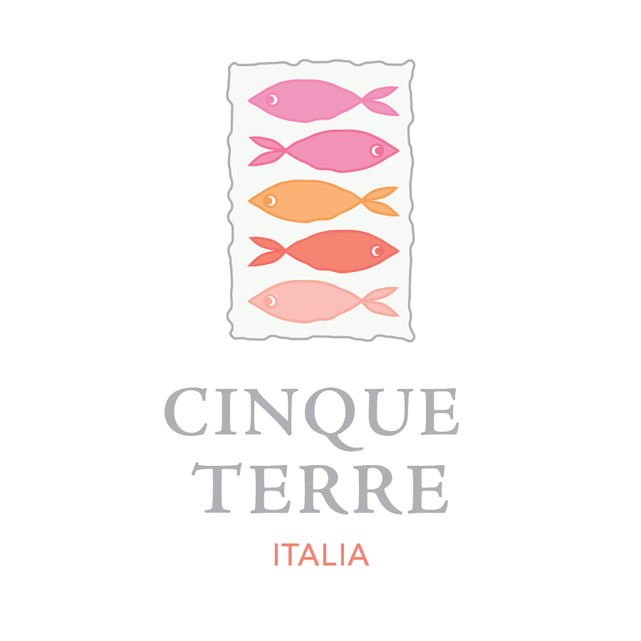 Cinque Terre Logo typefaces and color