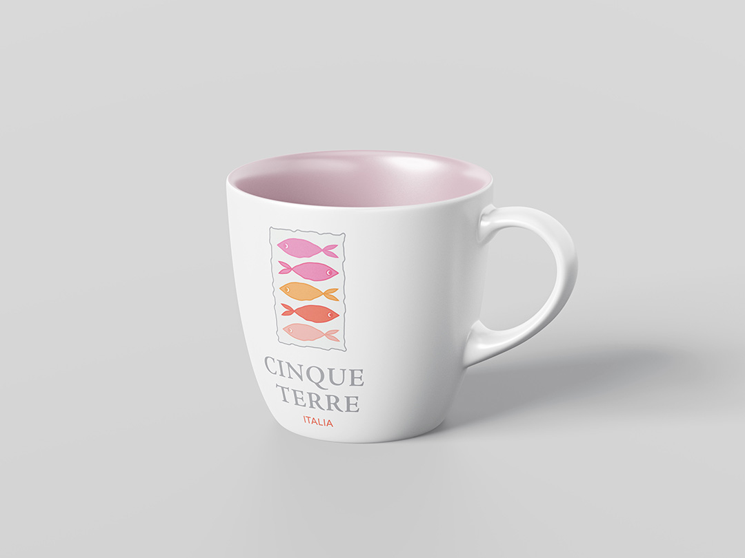 Cinque Terre Logo mug mockup