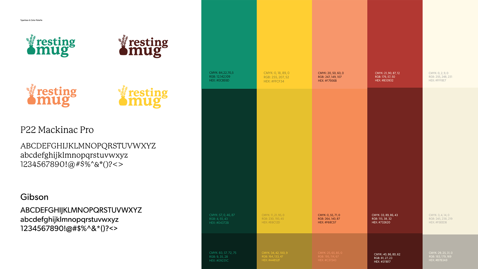 Resing Mug type and colors
